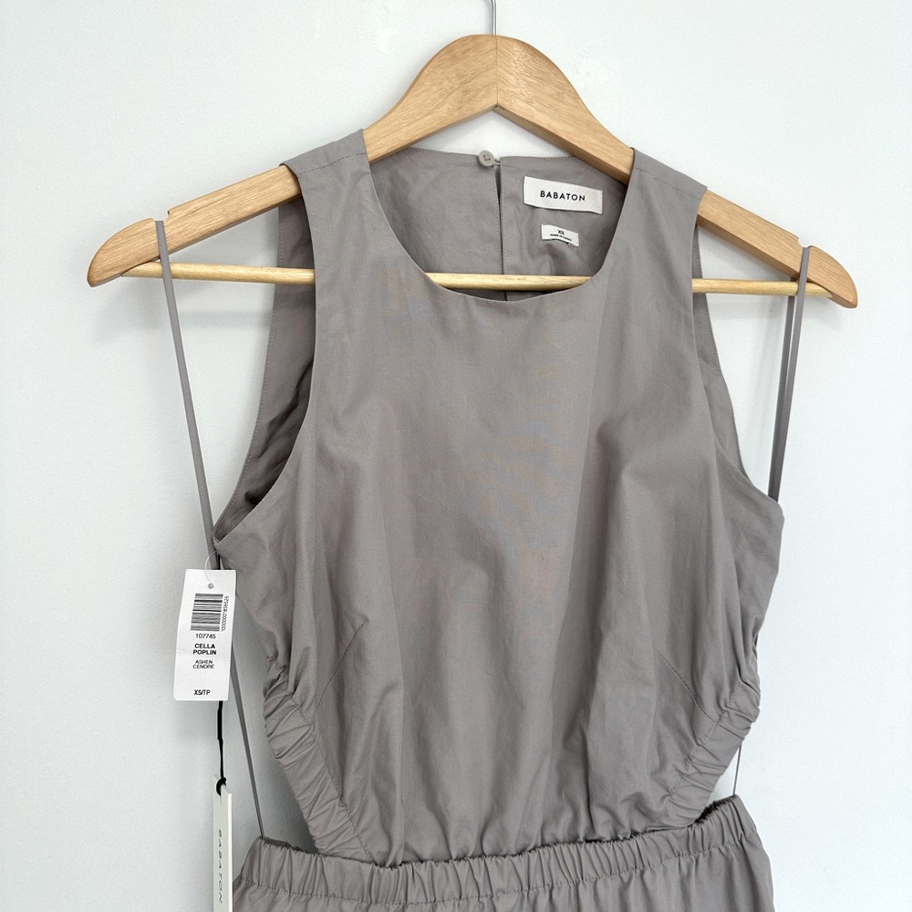 Aritzia Wilfred Cella Poplin Dress in Ashen - Picture 4 of 10